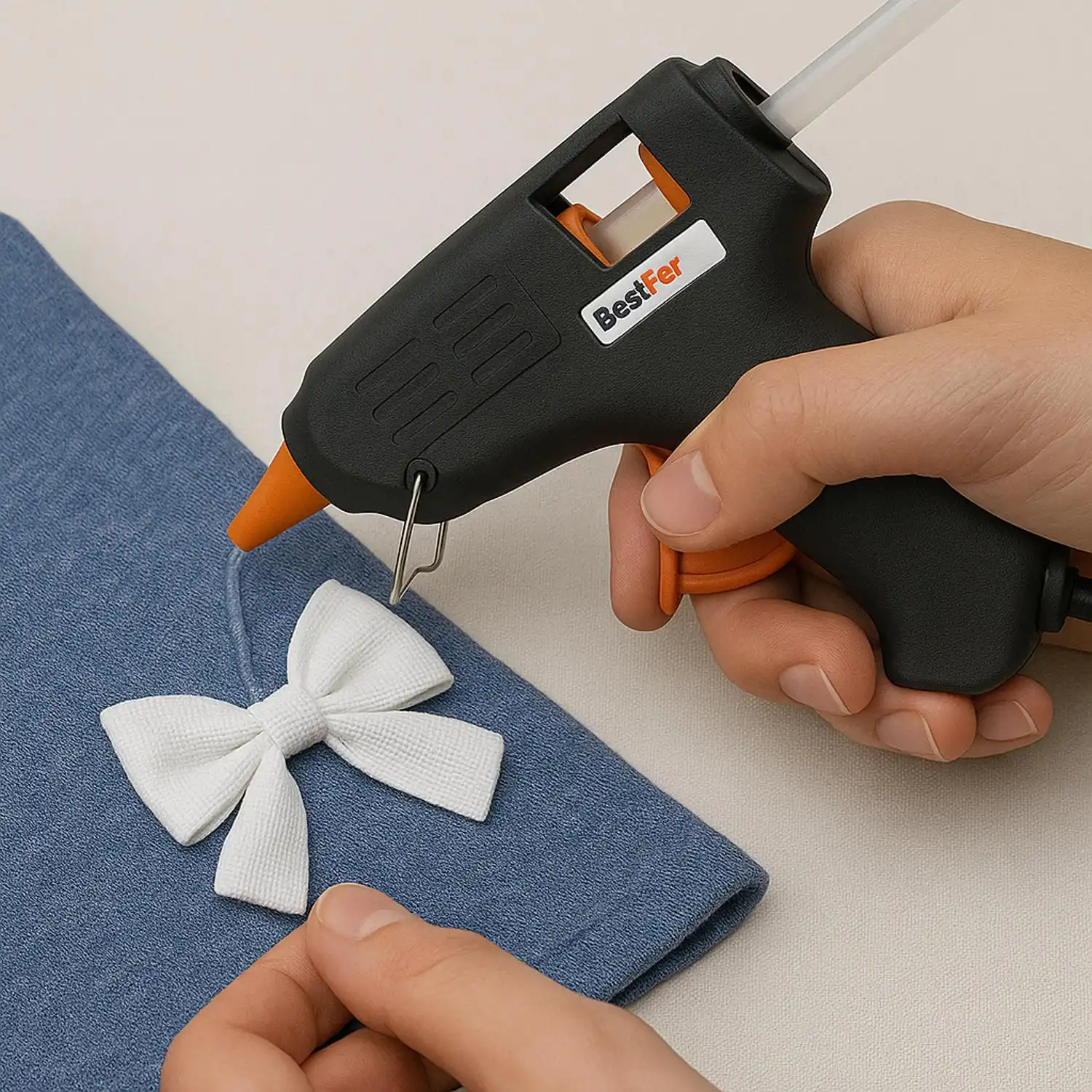 PISTOLA COLA QUENTE FINA 6W BESTFER