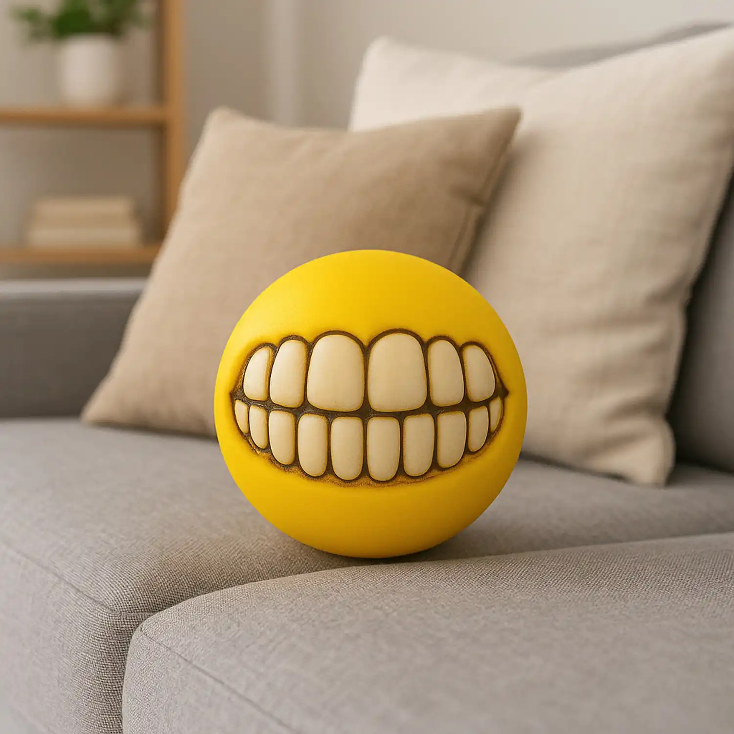 BRINQUEDO BOLA SORRISO PET