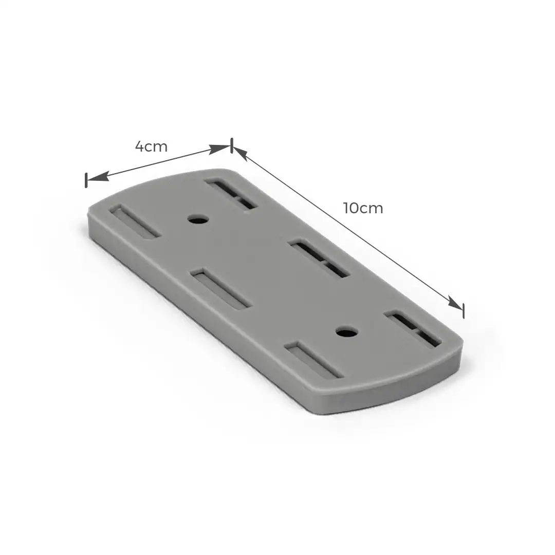 SUPORTE AUTOADESIVO MULTIUSO MACHO E FÊMEA 10X4CM – FIXAÇÃO RÁPIDA