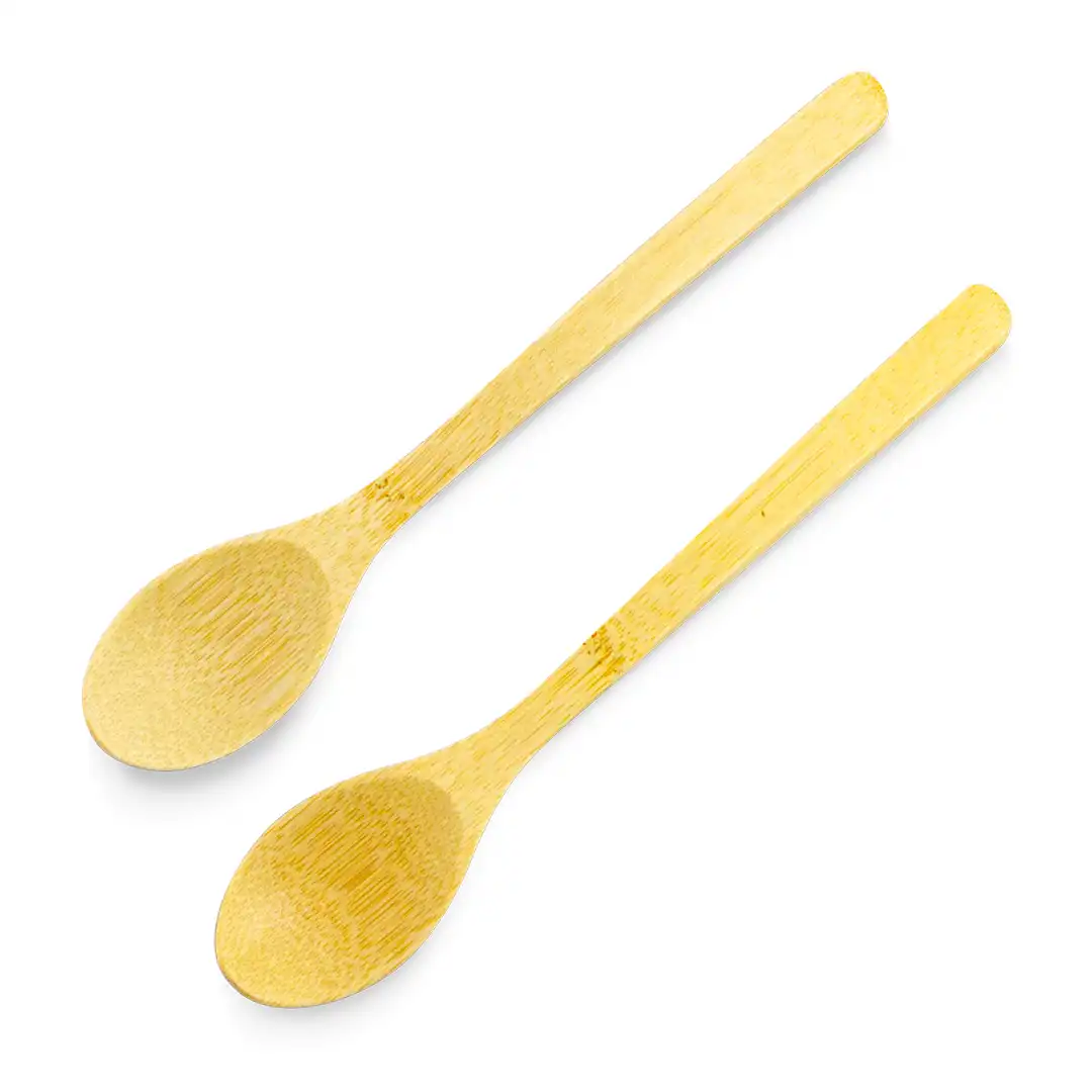KIT 2 COLHERES DE BAMBU 22,5CM