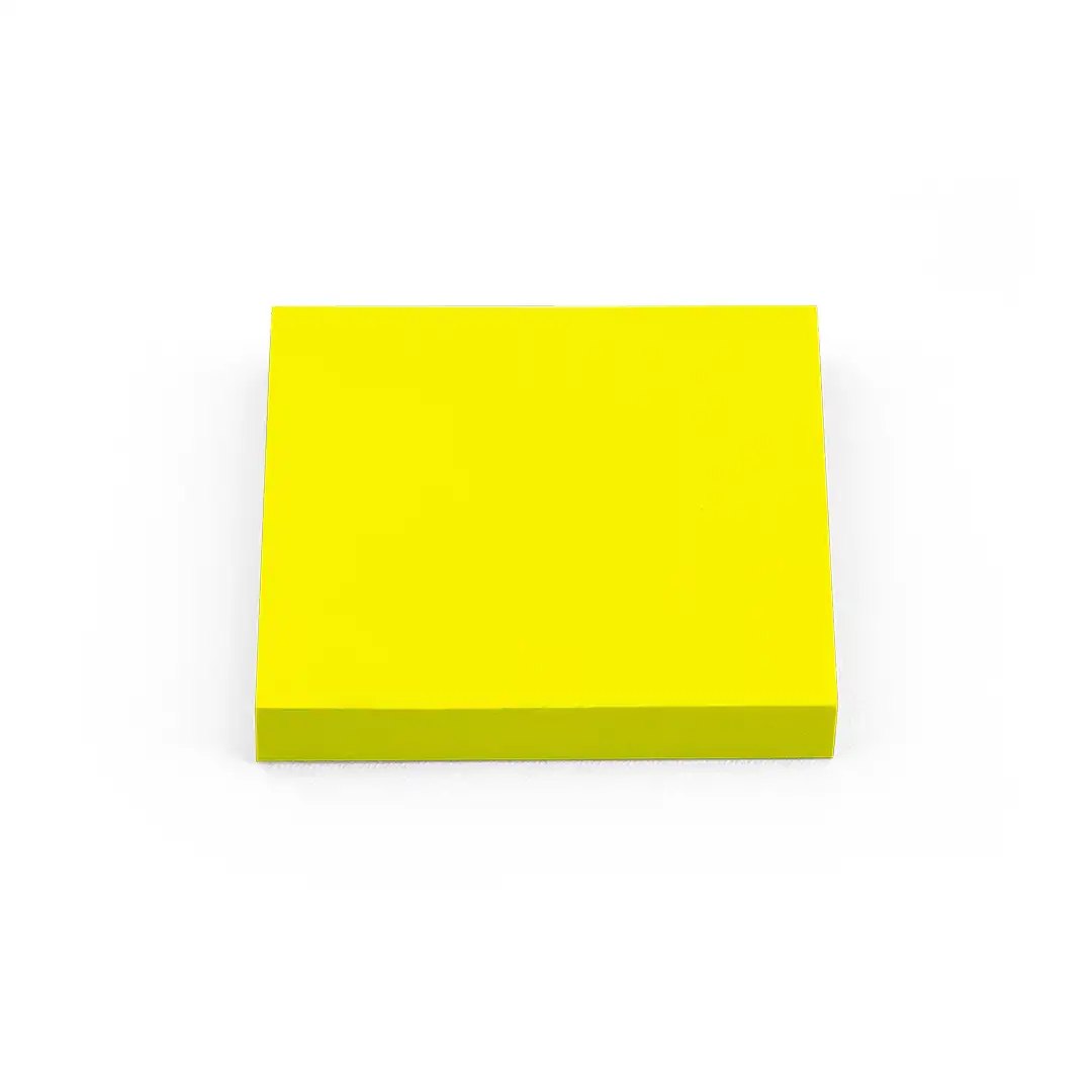 BLOCO DE NOTAS AUTOADESIVO QUADRADO 7,5CM X 7,5CM – AMARELO