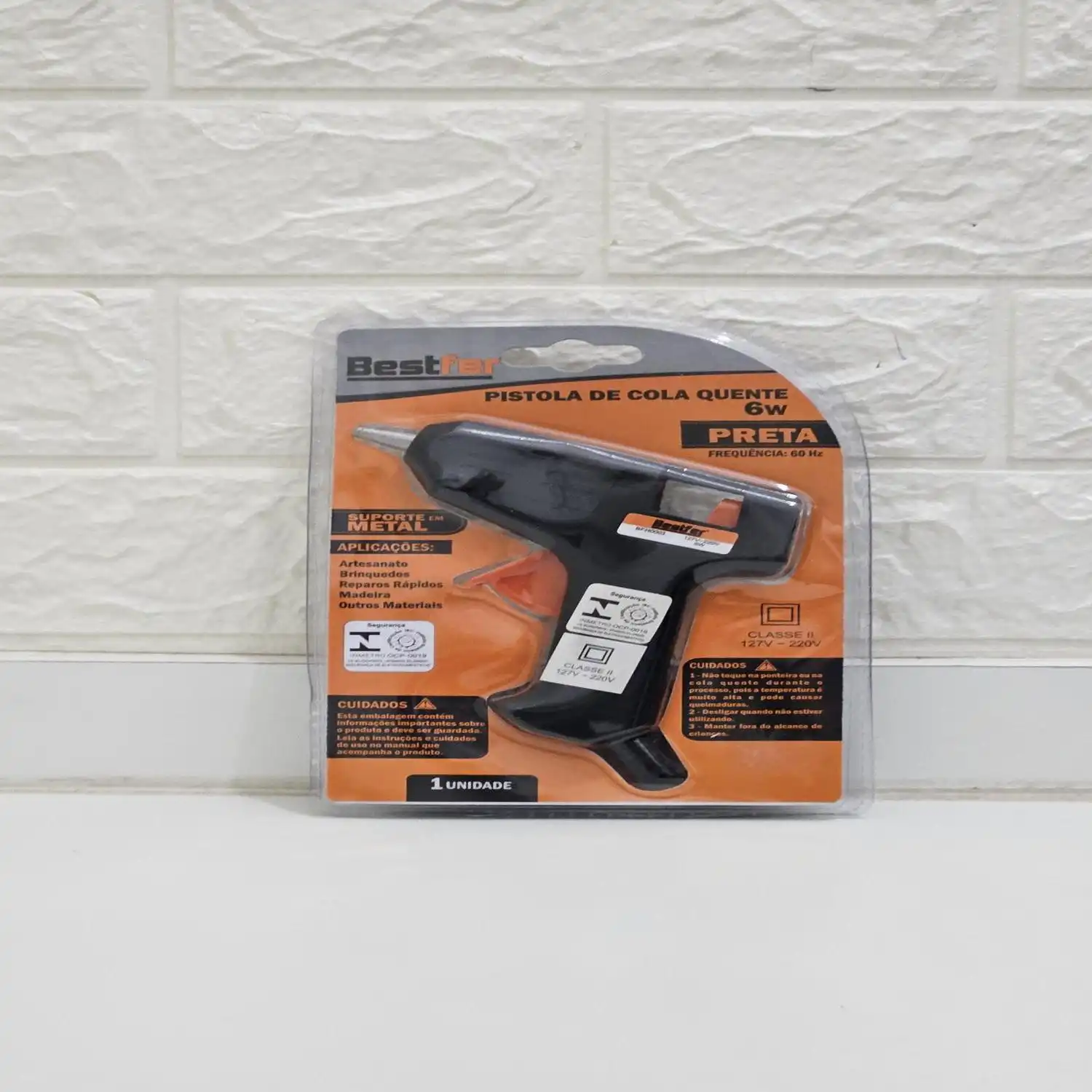 PISTOLA COLA QUENTE FINA 6W BESTFER