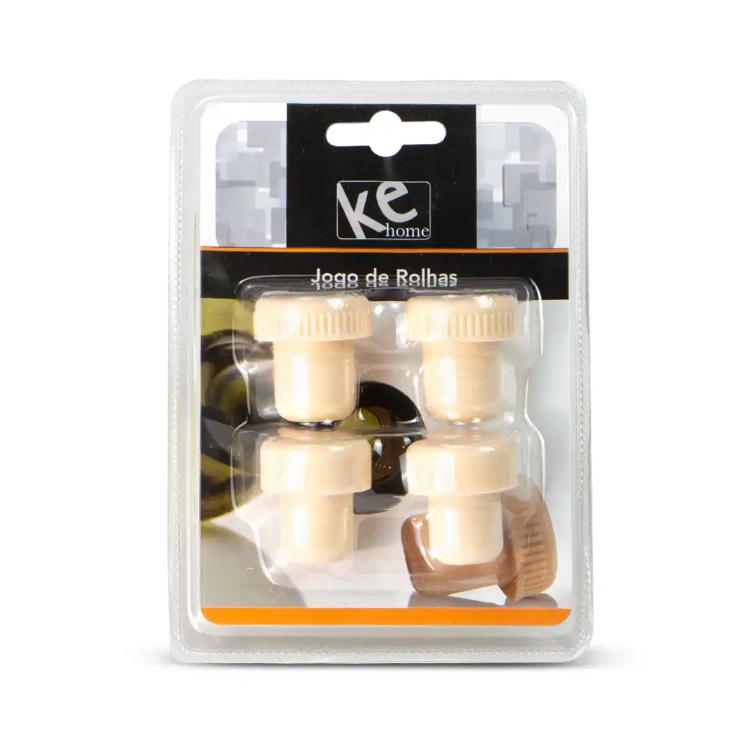 KIT COM ROLHAS DE MADEIRA PARA GARRAFAS – TAMANHO 3CM X 3,5CM