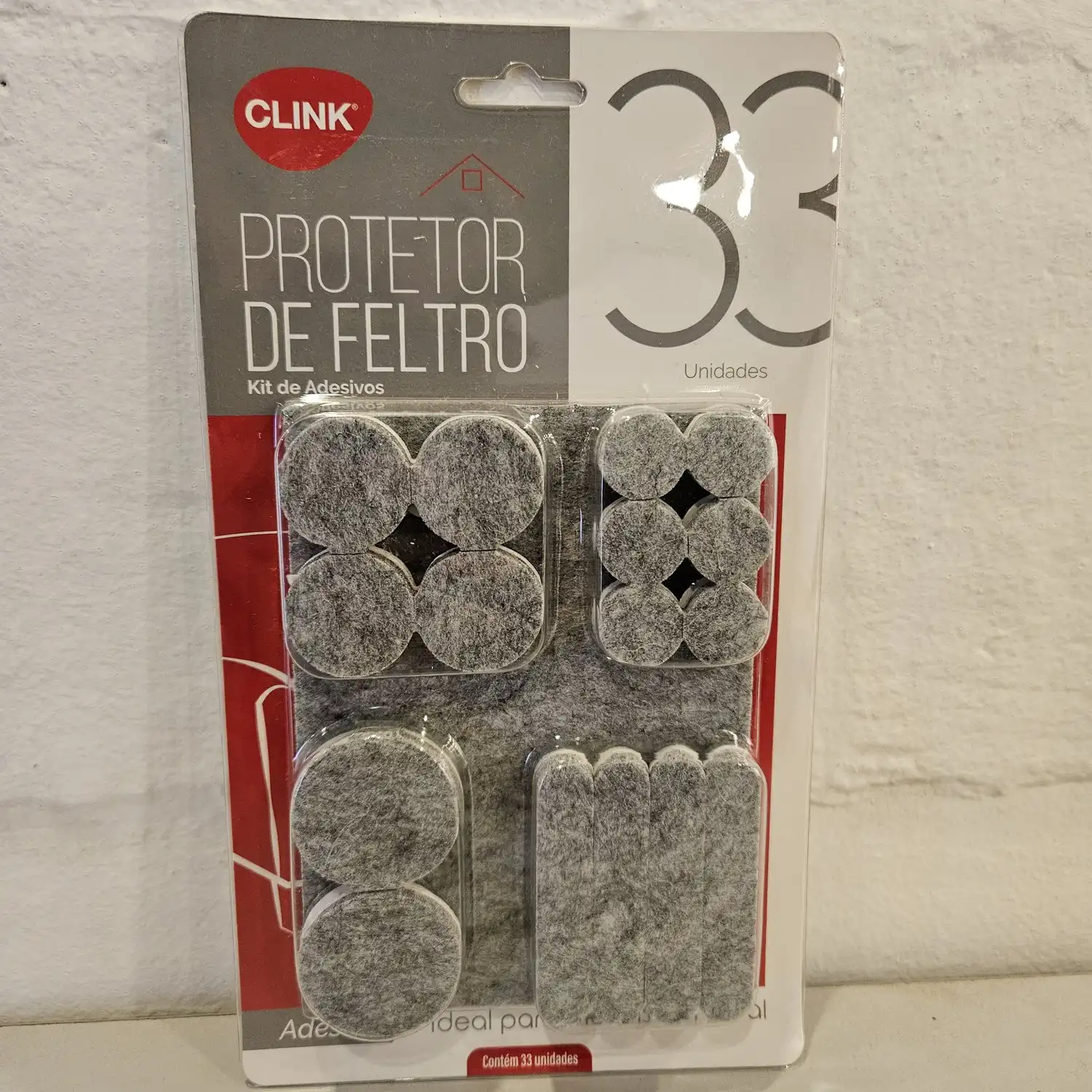 KIT FELTROS ADESIVOS 33 PEÇAS