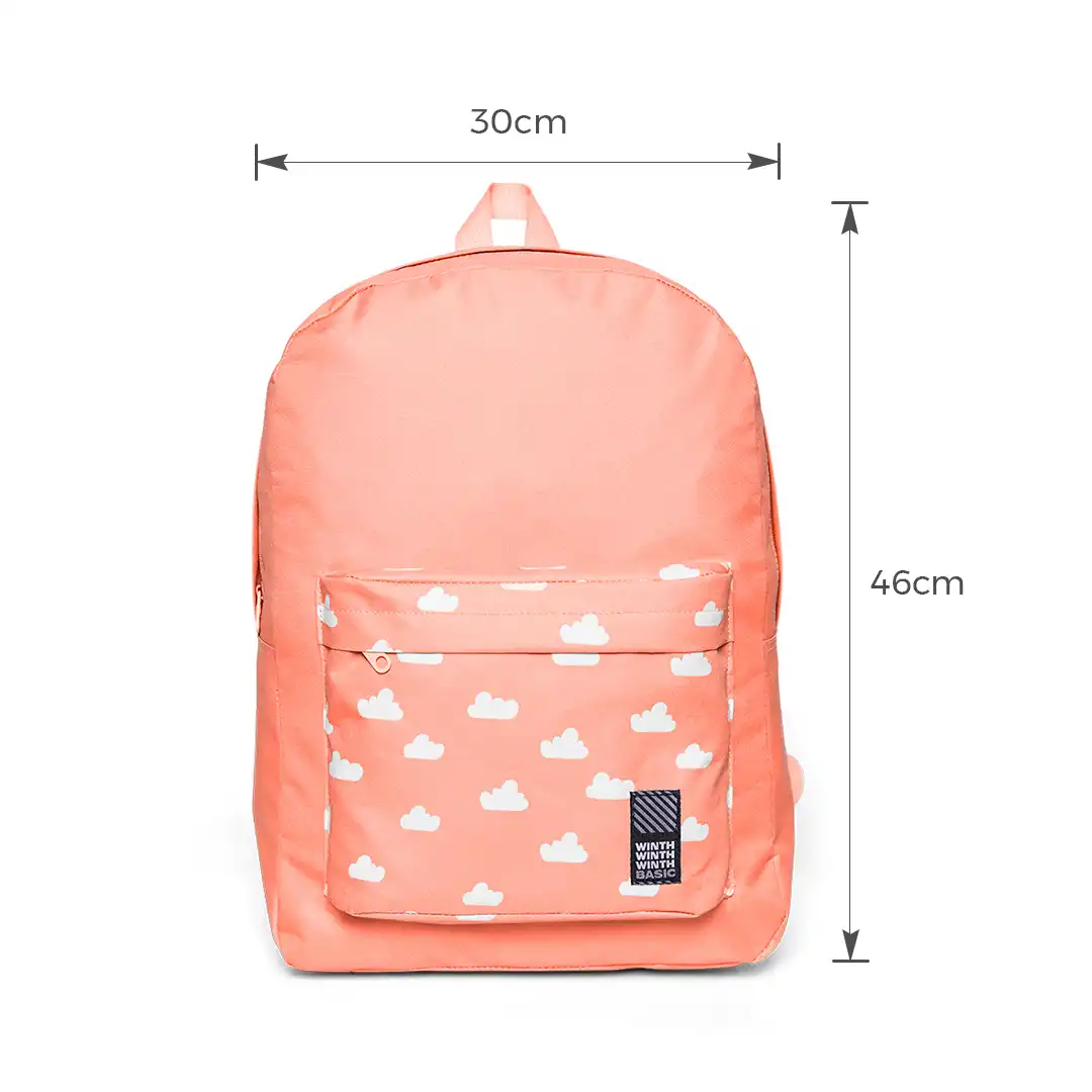 MOCHILA COLOR FEMININA 2 DIVISÕES 46X30CM - ROSÉ