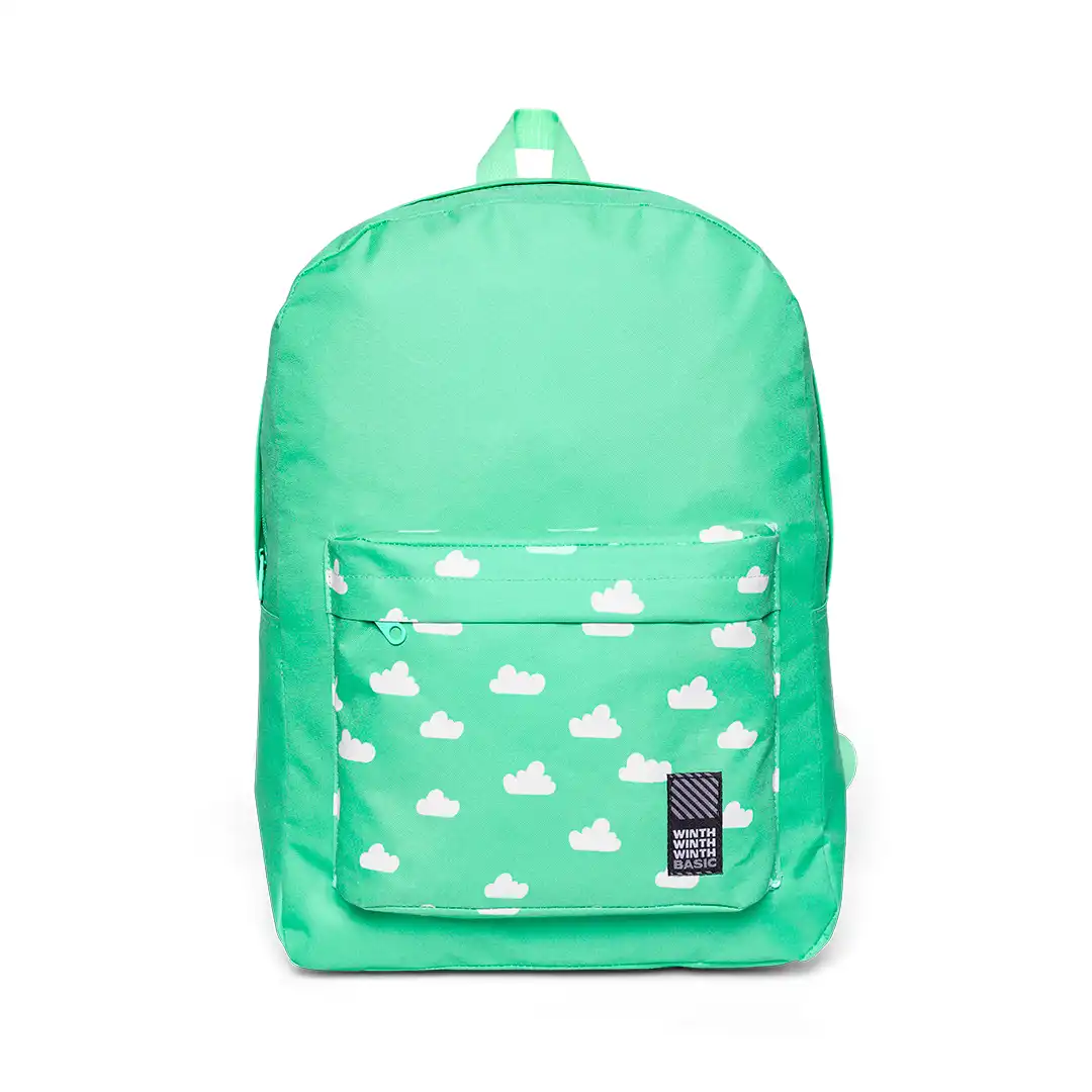 MOCHILA COLOR FEMININA 2 DIVISÕES 46X30CM VERDE