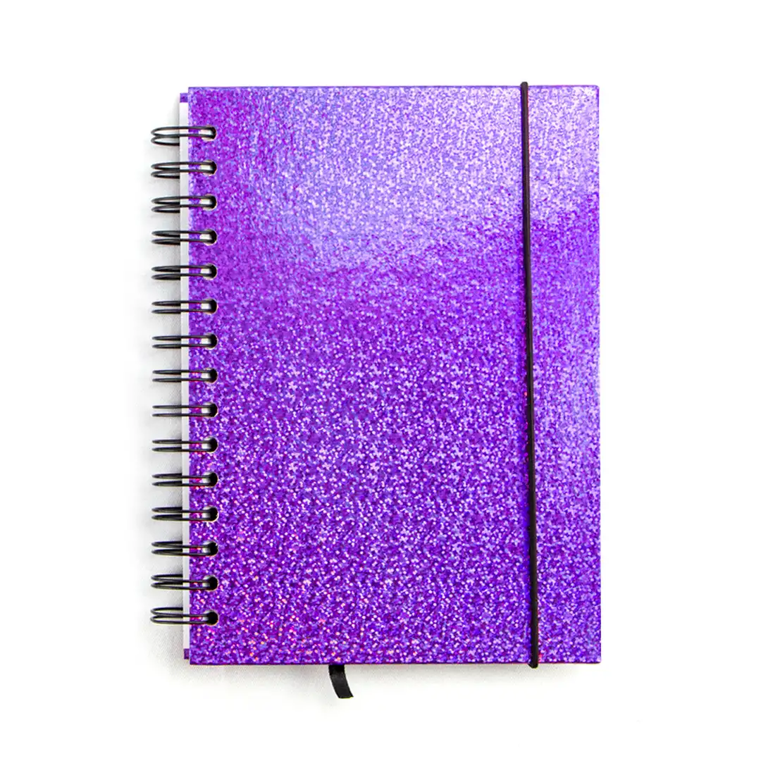 AGENDA ESPIRAL 2026 COM CAPA DURA E ELÁSTICO 15x21CM – SORTIDAS