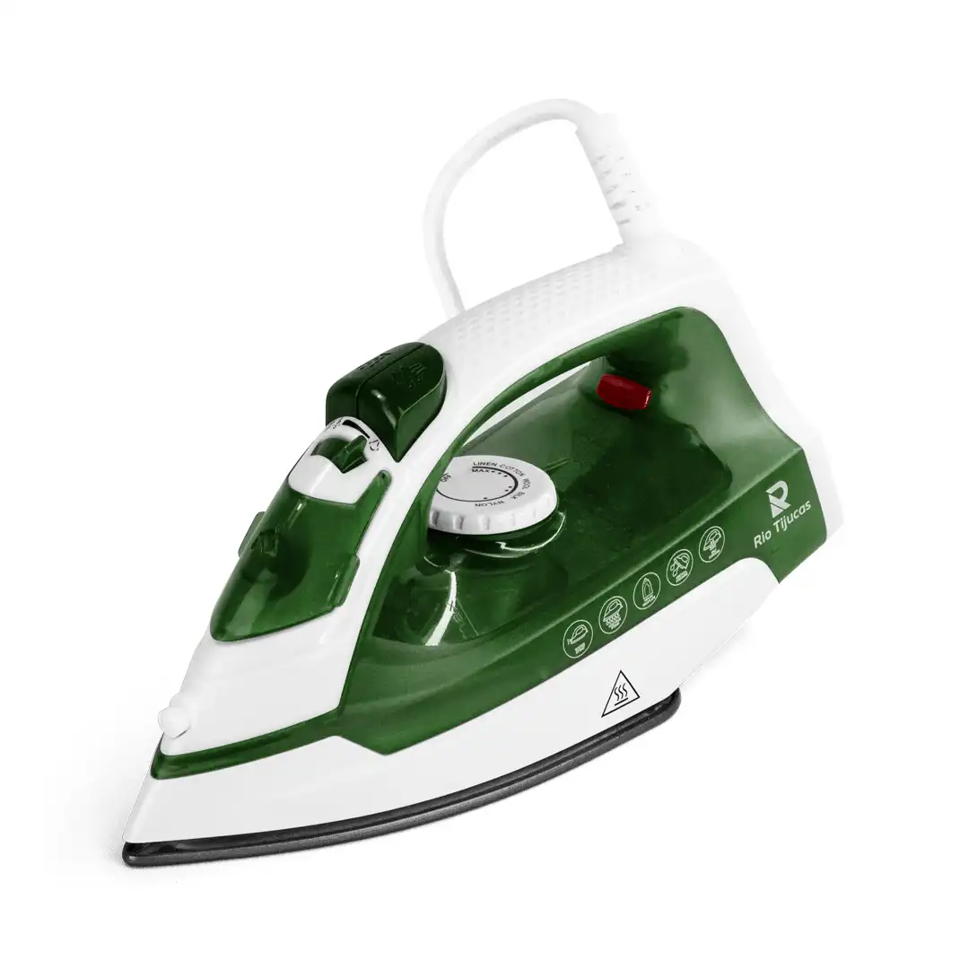 FERRO DE PASSAR ROUPA A VAPOR VERDE 220V