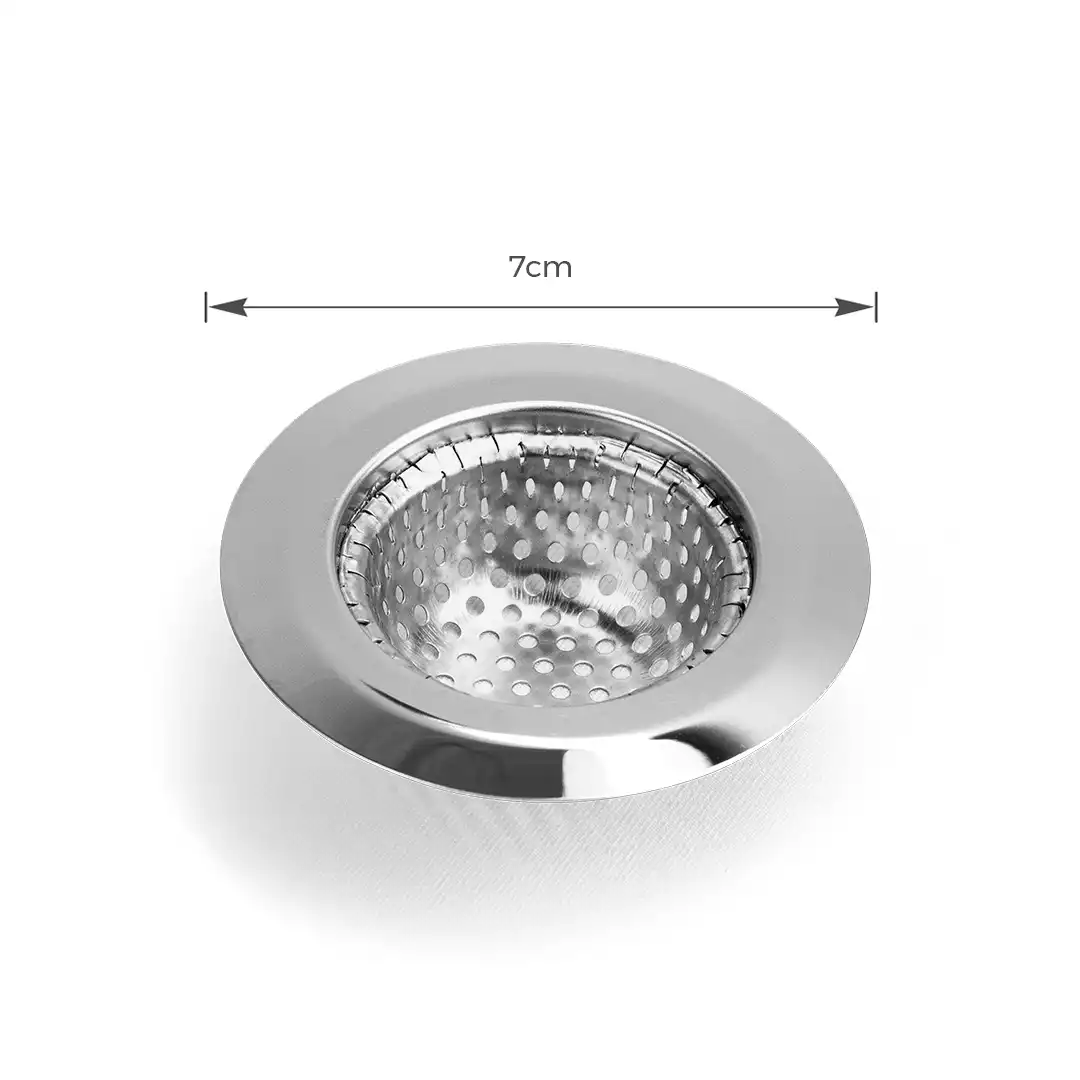 RALO PARA PIA DE COZINHA EM AÇO INOX 7 CM – ANTIENTUPIMENTO