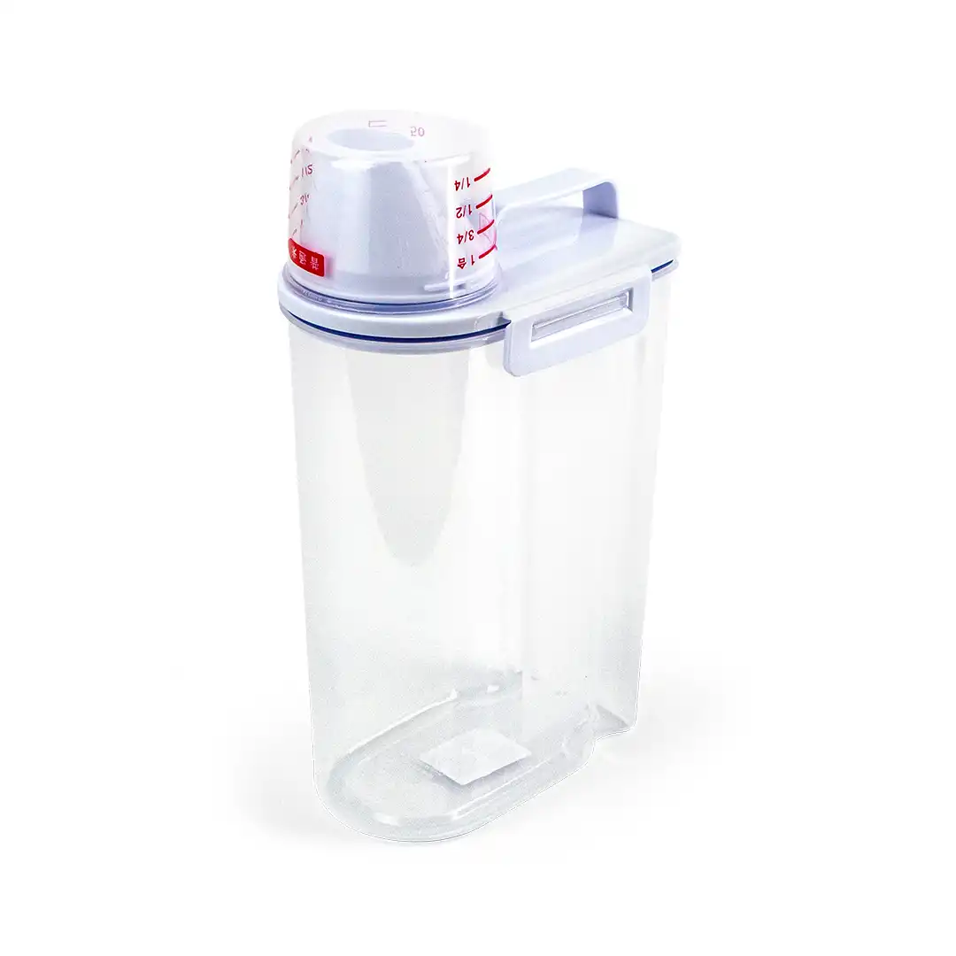 POTE MEDIDOR PARA ALIMENTOS COM TAMPA E BICO DOSADOR – 2KG