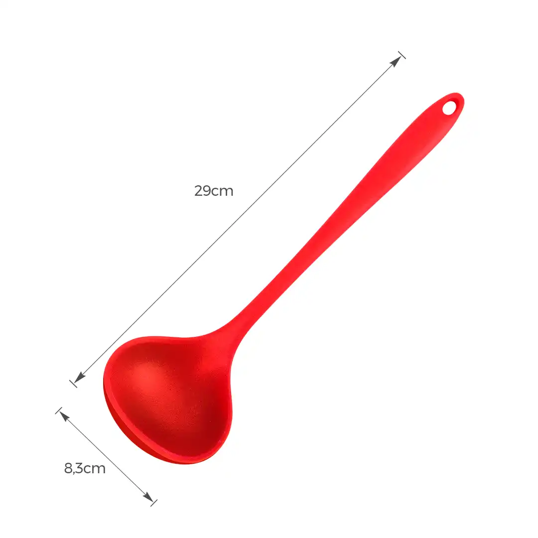 CONCHA DE SILICONE PARA SOPA 29CM -SORTIDAS