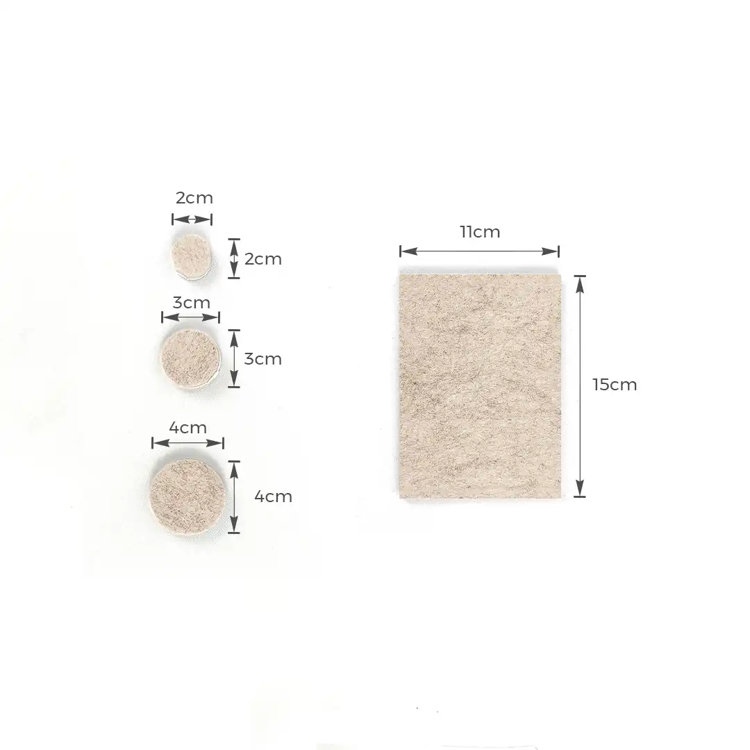 KIT FELTROS ADESIVOS 31 PEÇAS