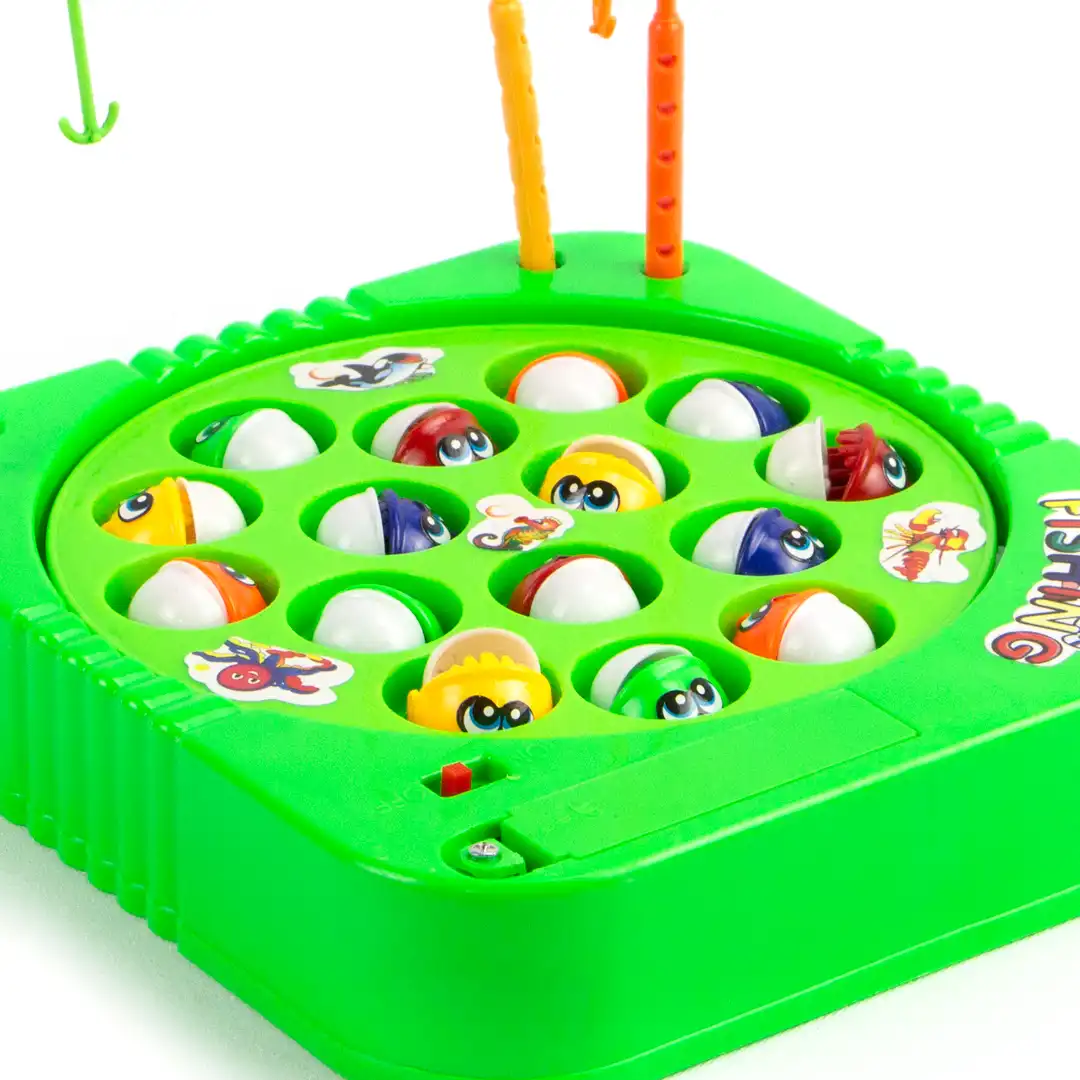 JOGO DE PESCA ELETRÔNICO COM 15 PEIXINHOS E 3 VARINHAS