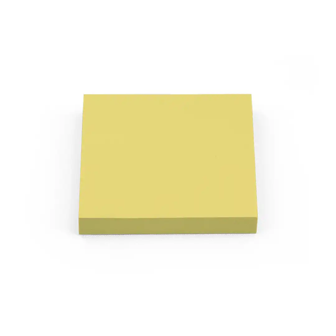 BLOCO DE NOTAS AUTOADESIVO QUADRADO 7,5CM X 7,5CM – AMARELO