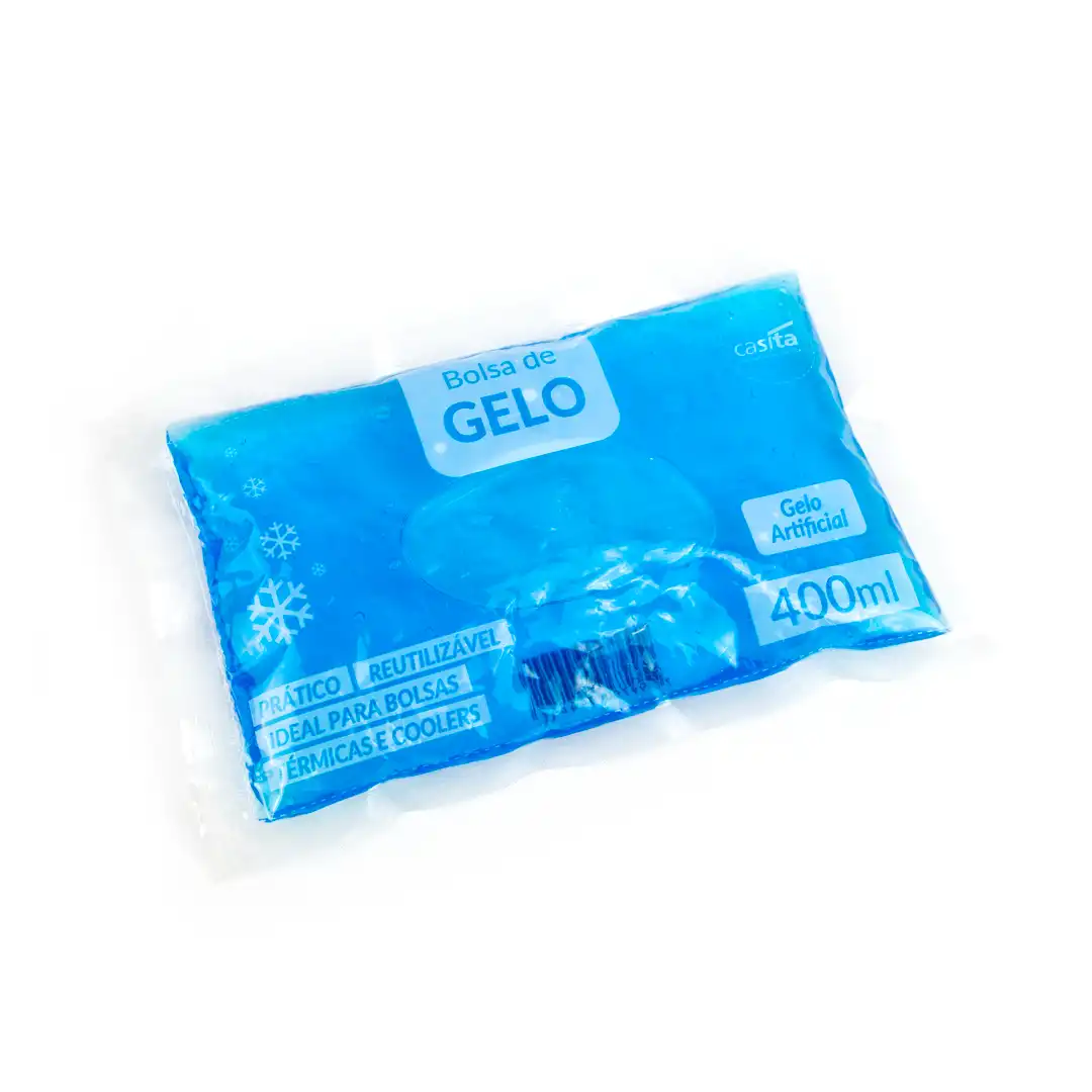BOLSA DE GELO ARTIFICIAL REUTILIZÁVEL - 400ML
