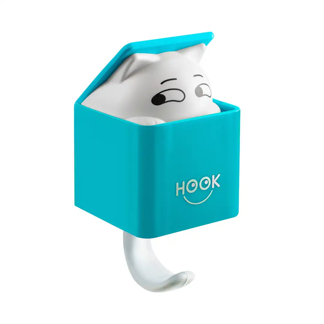 GANCHO ADESIVO DECORATIVO GATINHO – SORTIDOS