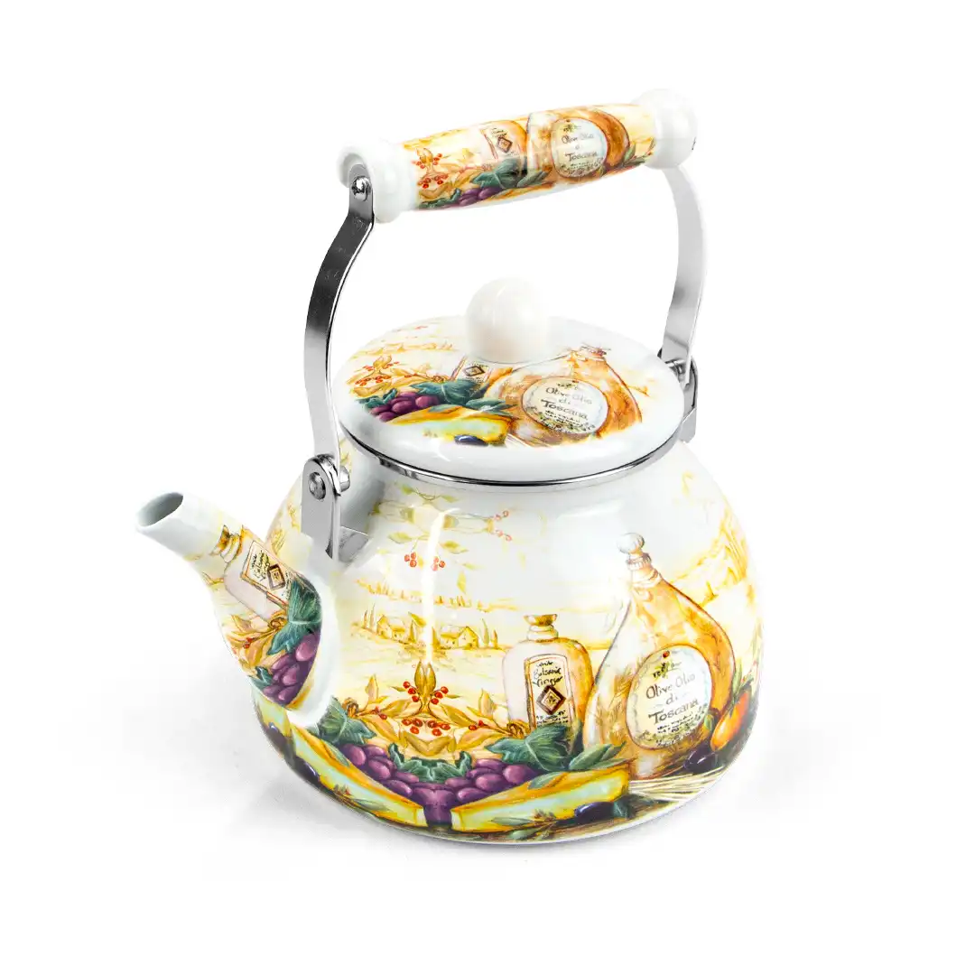 CHALEIRA ESMALTADA DE FERRO 2,5L