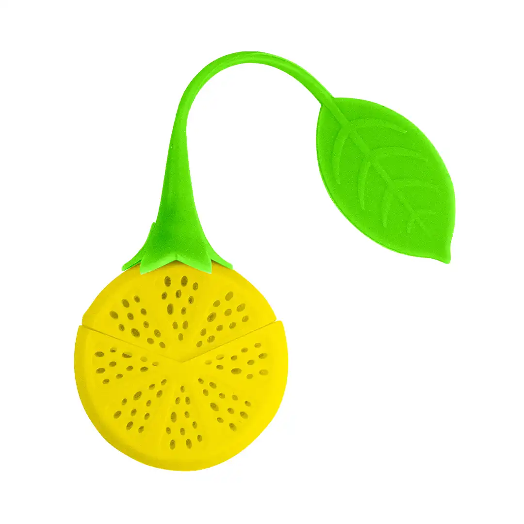 INFUSOR DE CHÁ EM SILICONE FORMATO FRUTA – SORTIDO