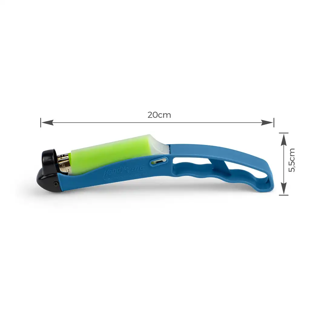 ISQUEIRO MAÇARICO RECARREGÁVEL COM SUPORTE ERGONÔMICO