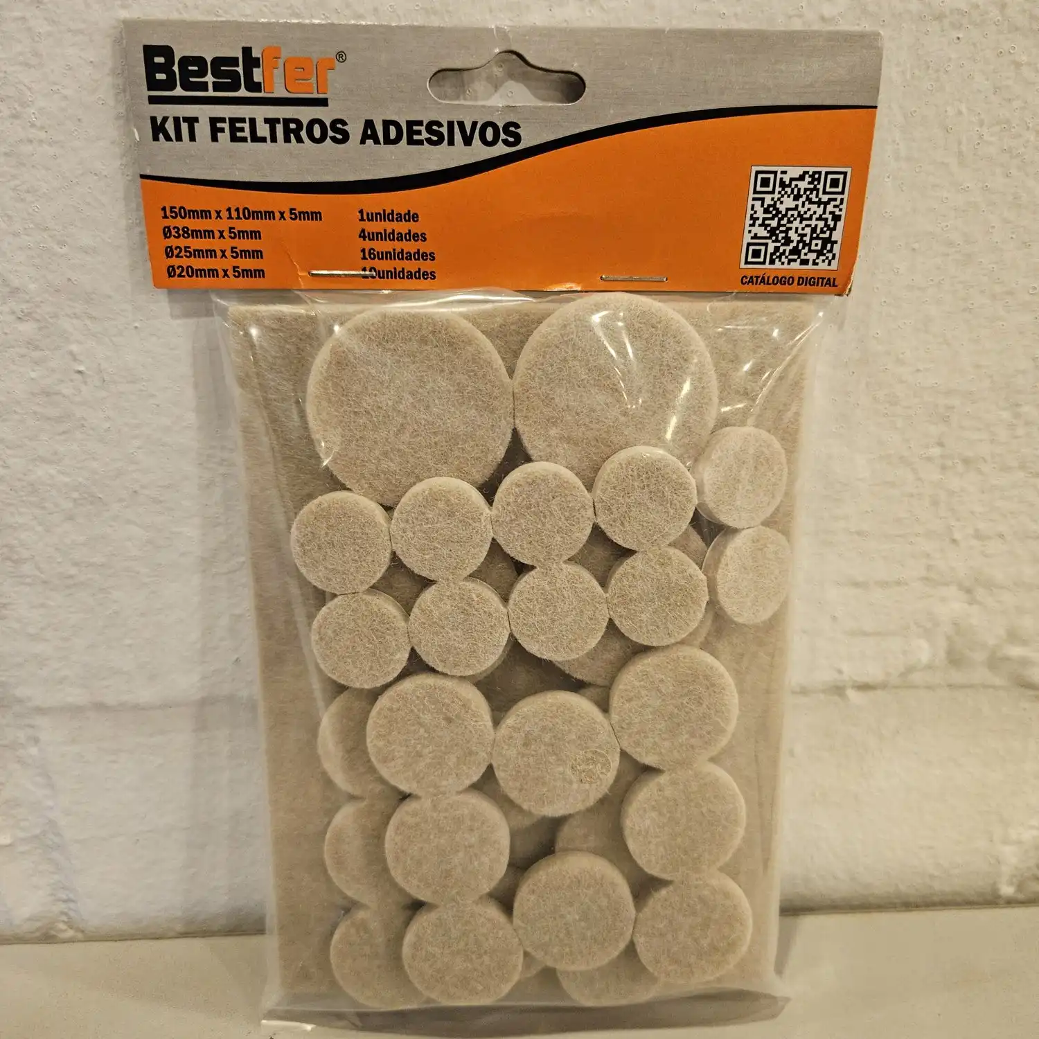 KIT FELTROS ADESIVOS SORTIDOS BESTFER