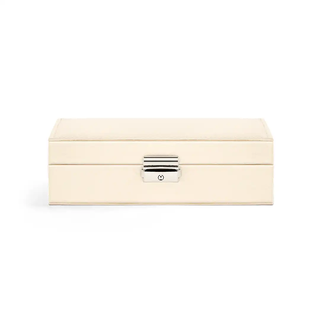 PORTA JOIAS ORGANIZADOR EM COURO ACETINADO – ELEGANTE E COMPACTO