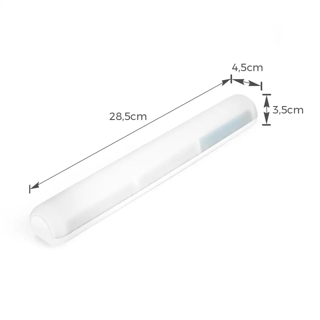 LUMINÁRIA TOUCH RECARREGÁVEL 12 LEDS ALFACELL 28,5CM BRANCA