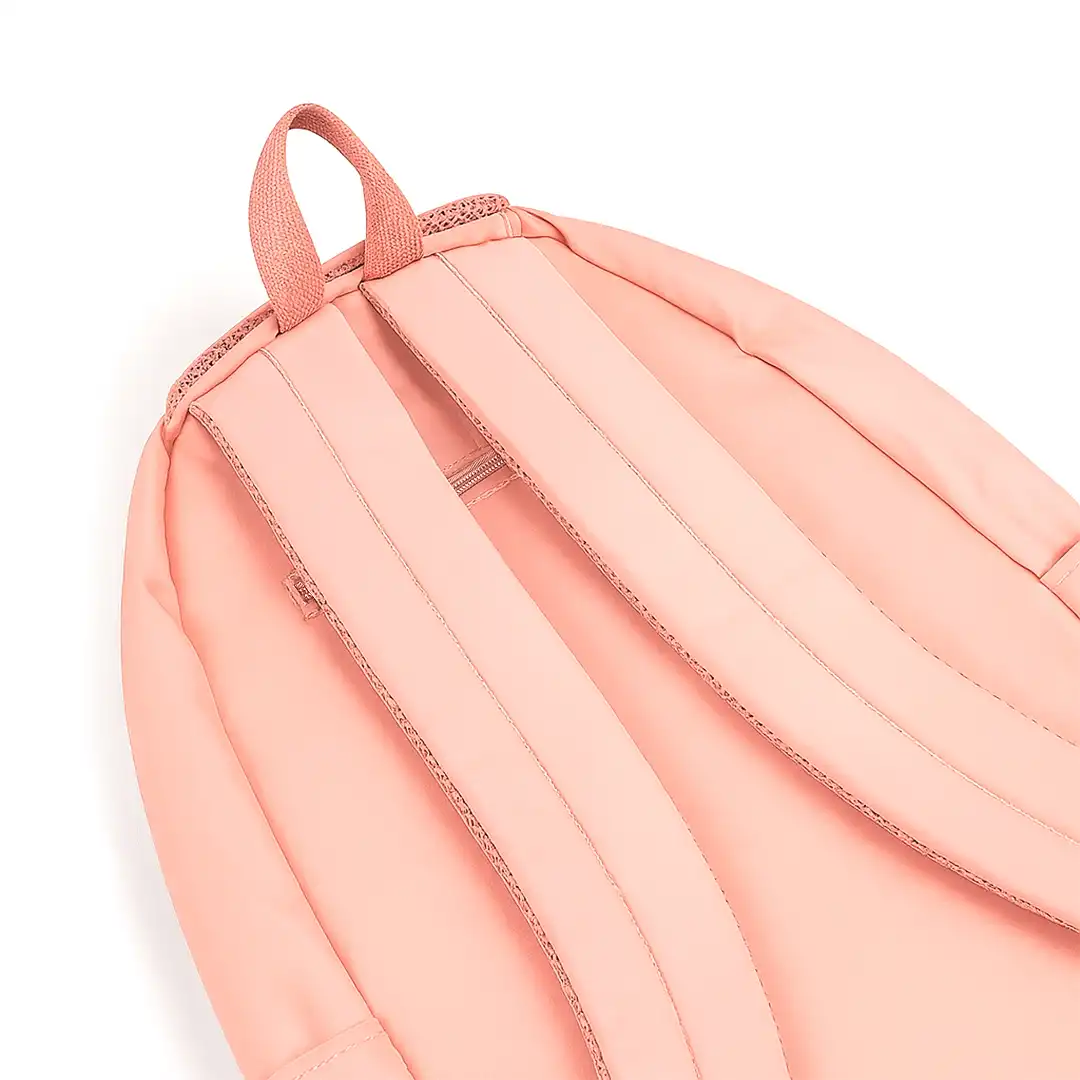 MOCHILA DE TECIDO COM 2 BOLSOS 48X35CM BEGE