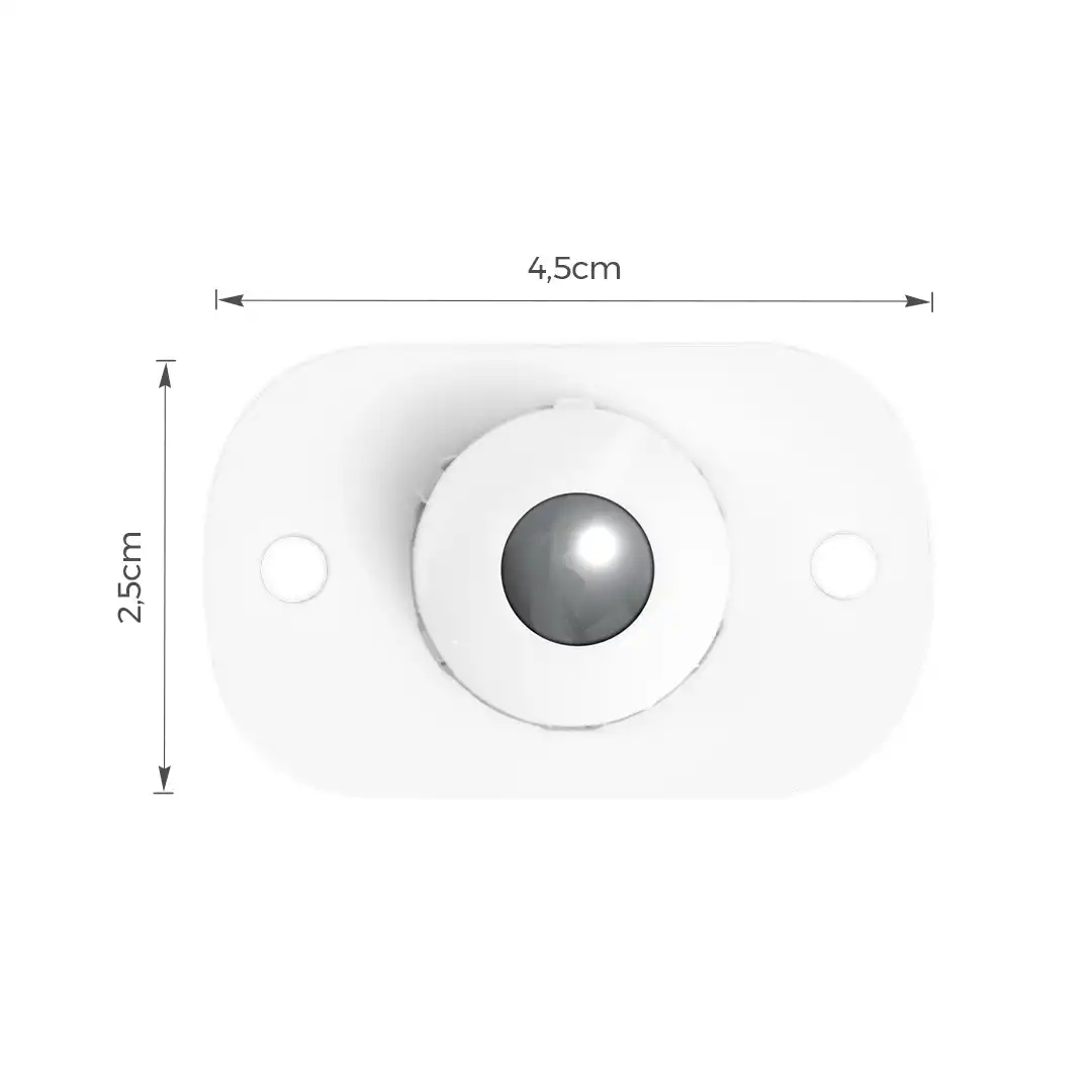 RODINHAS DESLIZANTES REDONDAS KIT 4 PEÇAS - ATÉ 25KG 