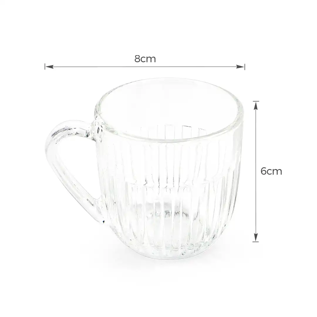 XÍCARA DE CHÁ 90ML - CONJUNTO 3 XÍCARAS DE VIDRO
