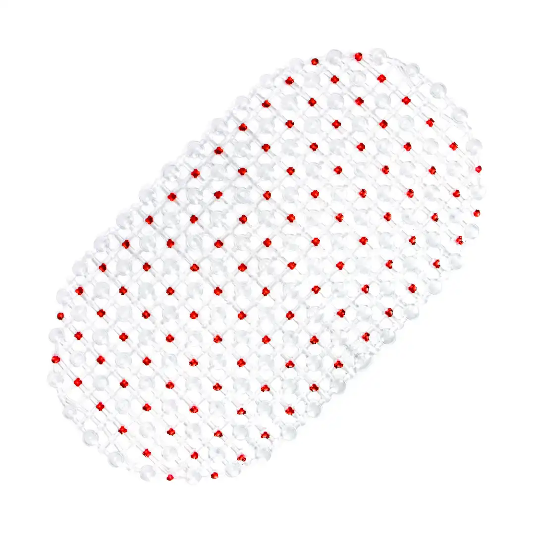 TAPETE ANTIDERRAPANTE PARA BANHO EM PVC 33×61CM - SORTIDOS