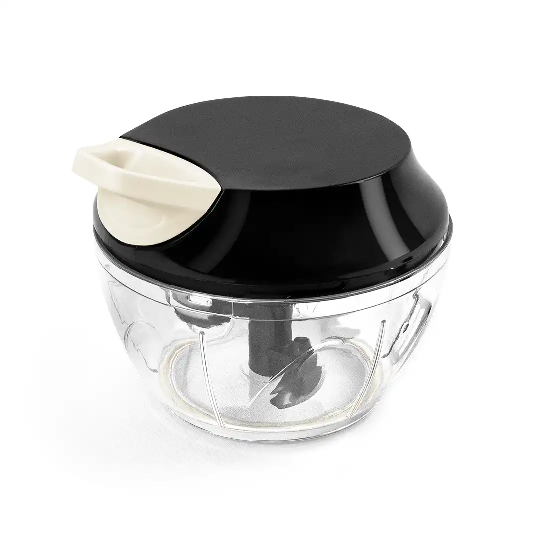 PROCESSADOR MANUAL DE ALIMENTOS MULTIFUNCIONAL PRETO 14CM