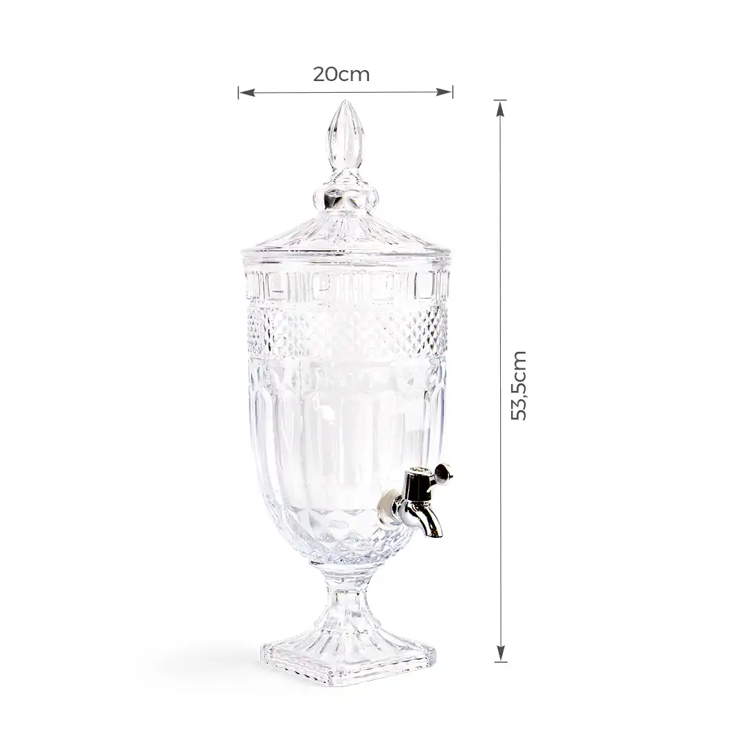 Suqueira de Vidro com Torneira 4,5L