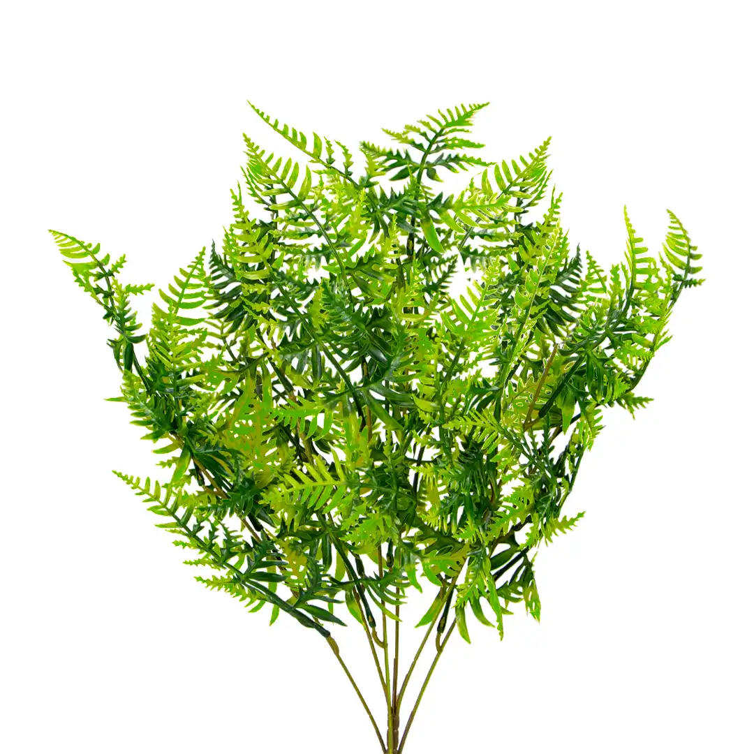 FOLHAGEM ARTIFICIAL SAMAMBAIA DECORATIVA VERDE 60CM