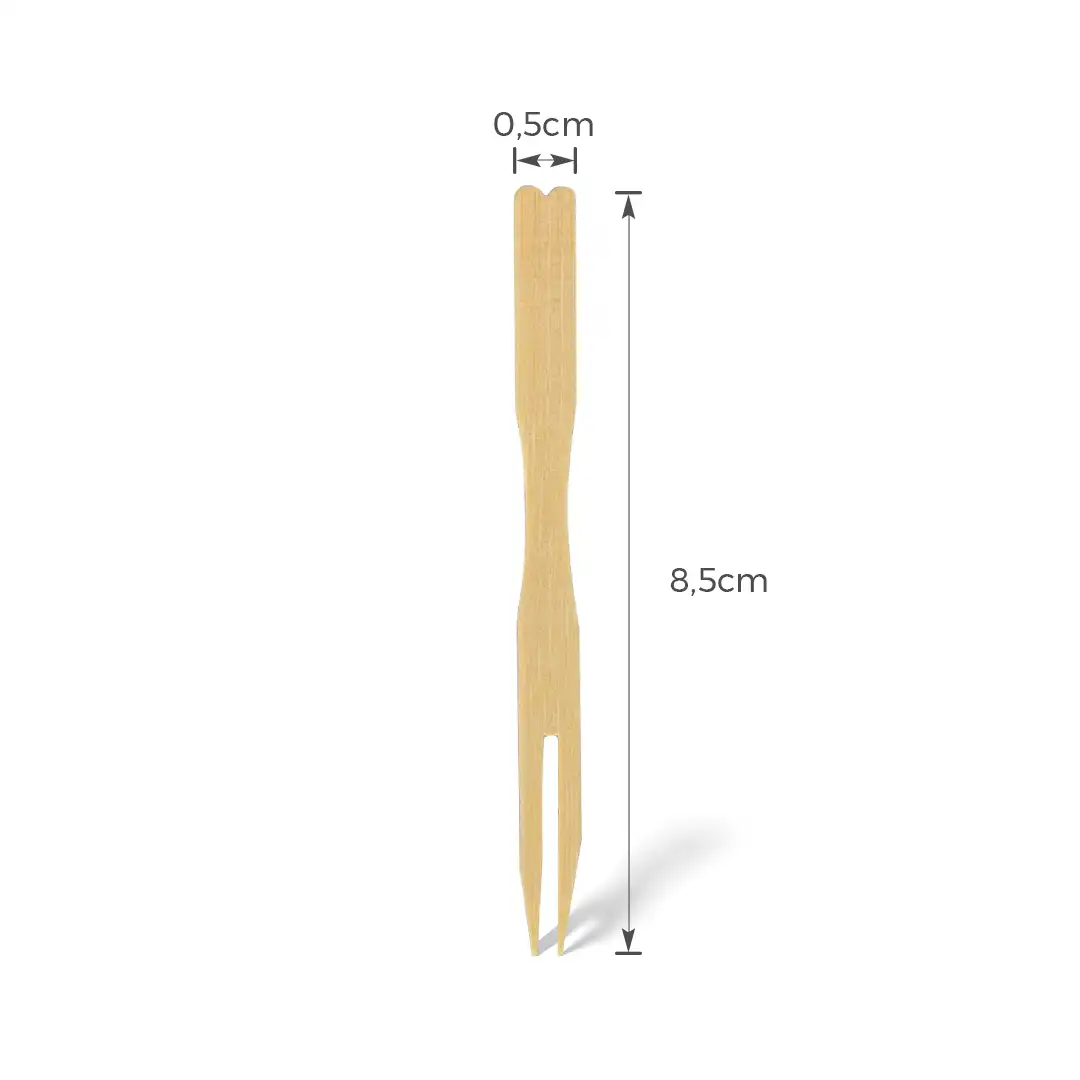 GARFINHOS DE MADEIRA PARA PETISCO – PACOTE COM 80 UNIDADES