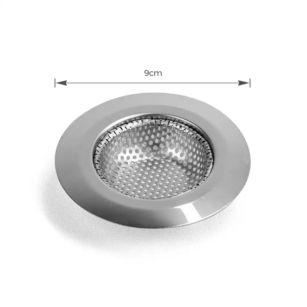RALO PARA PIA DE COZINHA EM AÇO INOX 9 CM – ANTIENTUPIMENTO