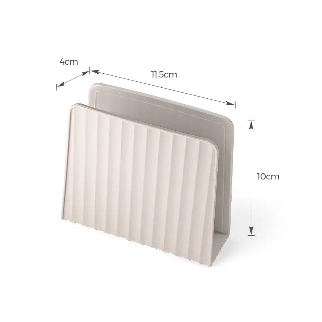 PORTA-GUARDANAPOS EM POLIPROPENO CINZA CLARO 11,5CM