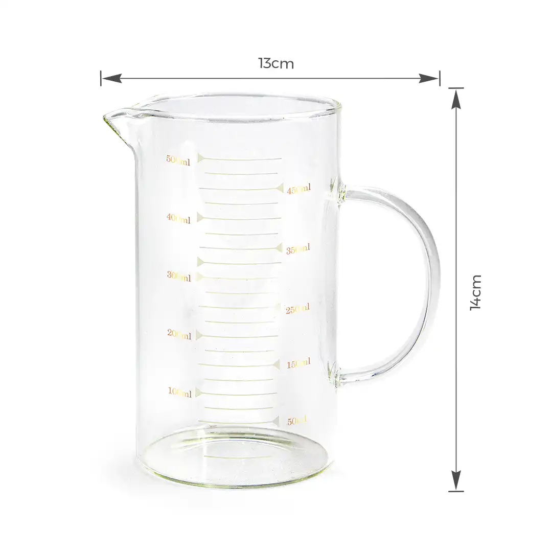 COPO MEDIDOR DE VIDRO – 500ML