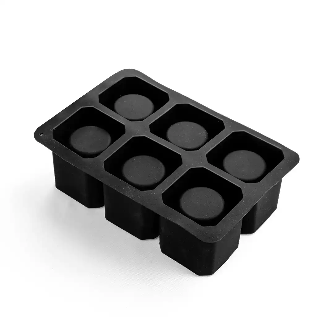 FORMA DE GELO EM SILICONE PARA 6 CUBOS GRANDES – 15,5 CM