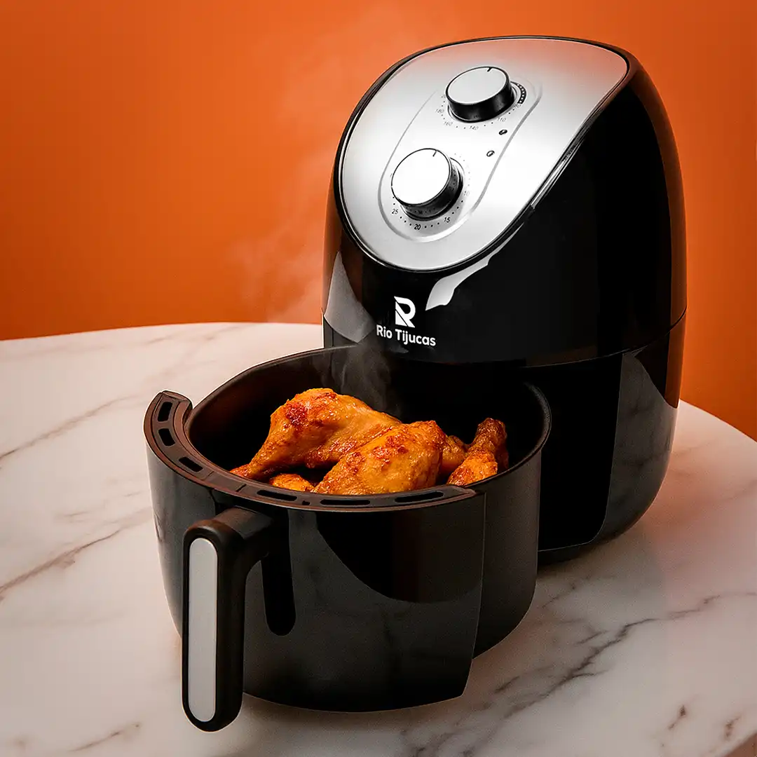 AIR FRYER 3L 220V-1200W CINZA CESTO ANTIADERENTE E PRÁTICA MODERNA SAUDÁVEL
