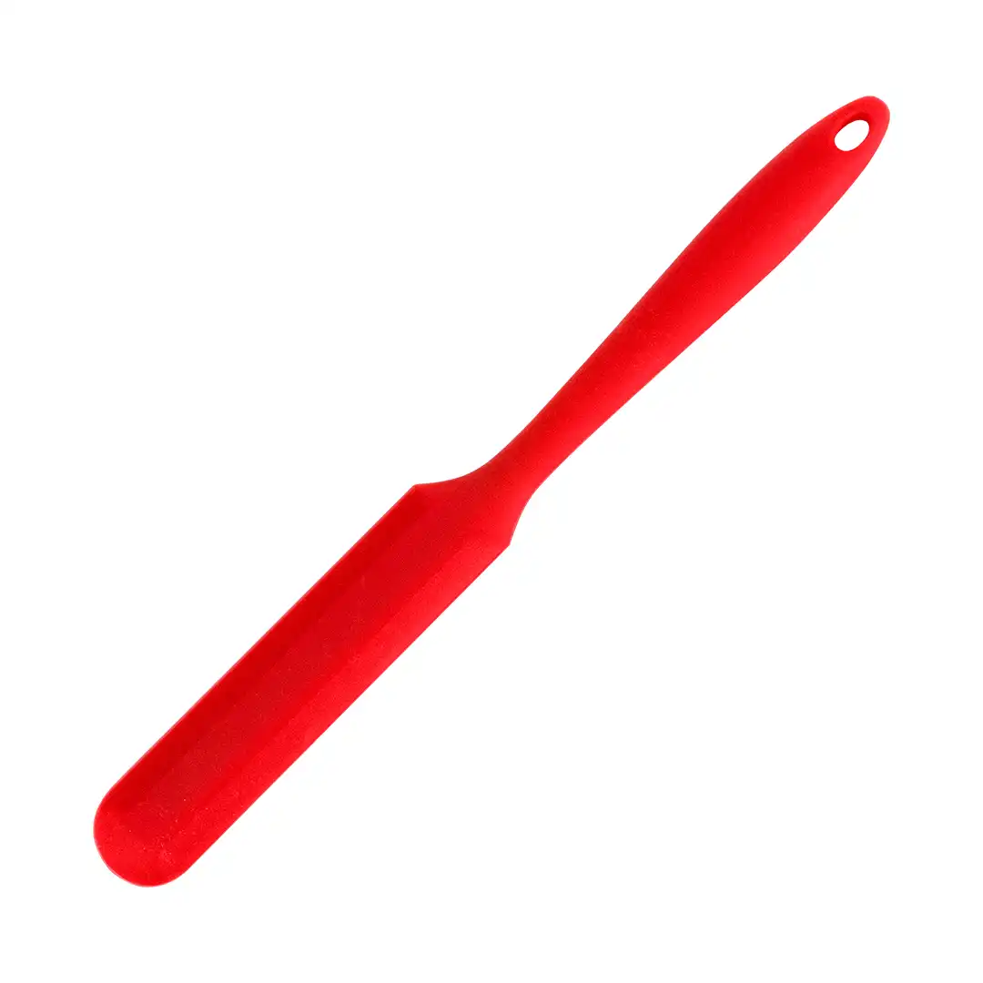 ESPÁTULA DE SILICONE RETA VERMELHA – 24,5CM