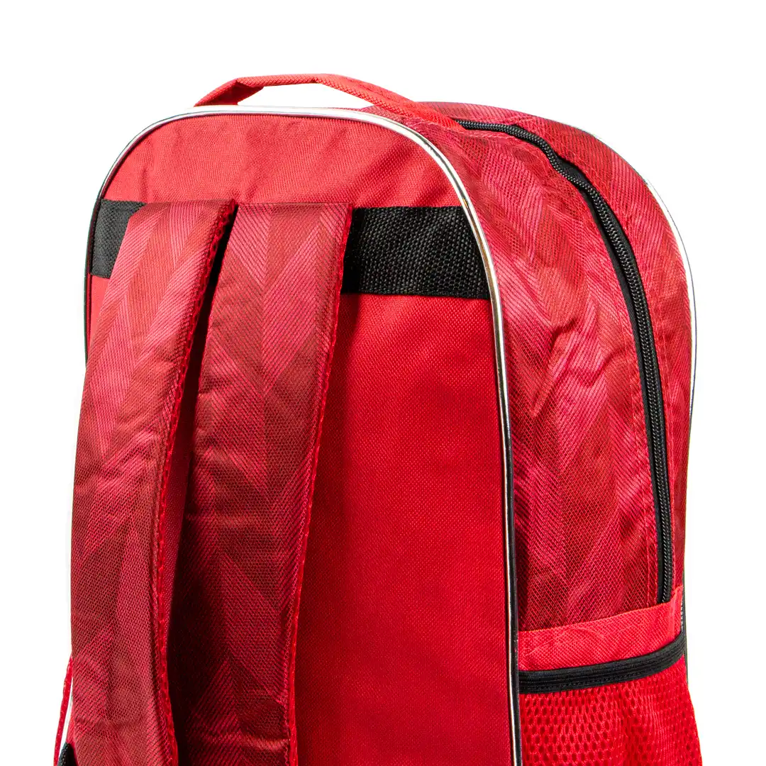 MOCHILA INFANTIL FUTEBOL 1 DIVISÃO 46X36CM VERMELHO