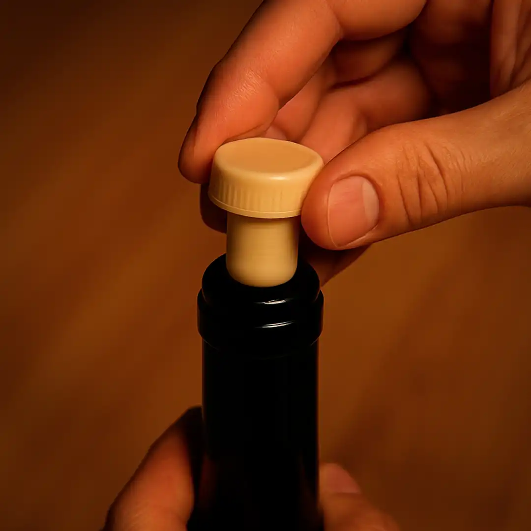 KIT COM ROLHAS DE MADEIRA PARA GARRAFAS – TAMANHO 3CM X 3,5CM