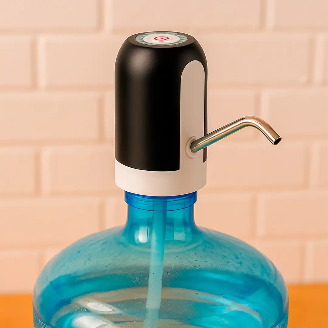 BOMBA ELÉTRICA AUTOMÁTICA PARA GALÃO DE ÁGUA – PLÁSTICO