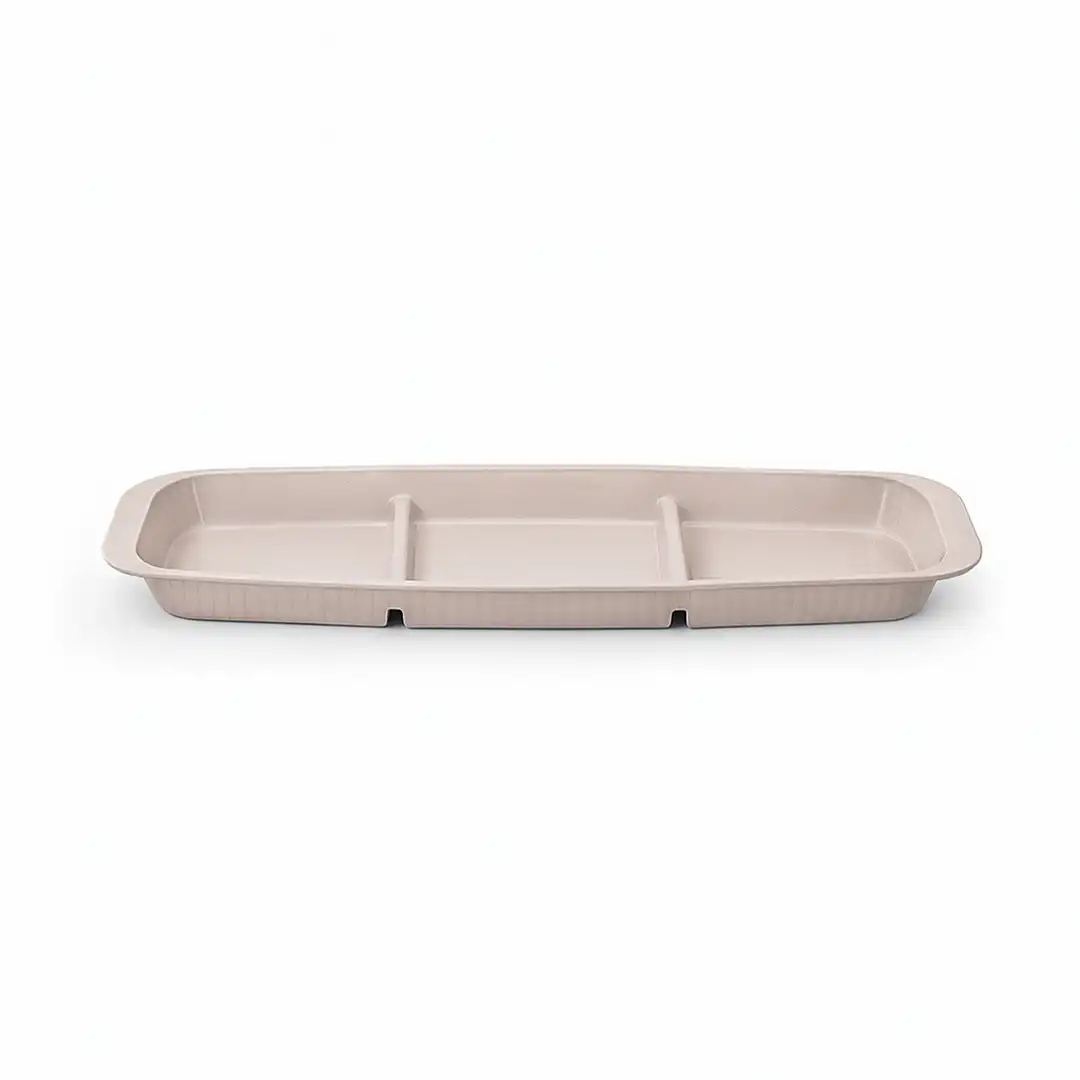 PETISQUEIRA RETANGULAR 3 - P DIVISÓRIAS EM POLIPROPENO CINZA CLARO 36CM