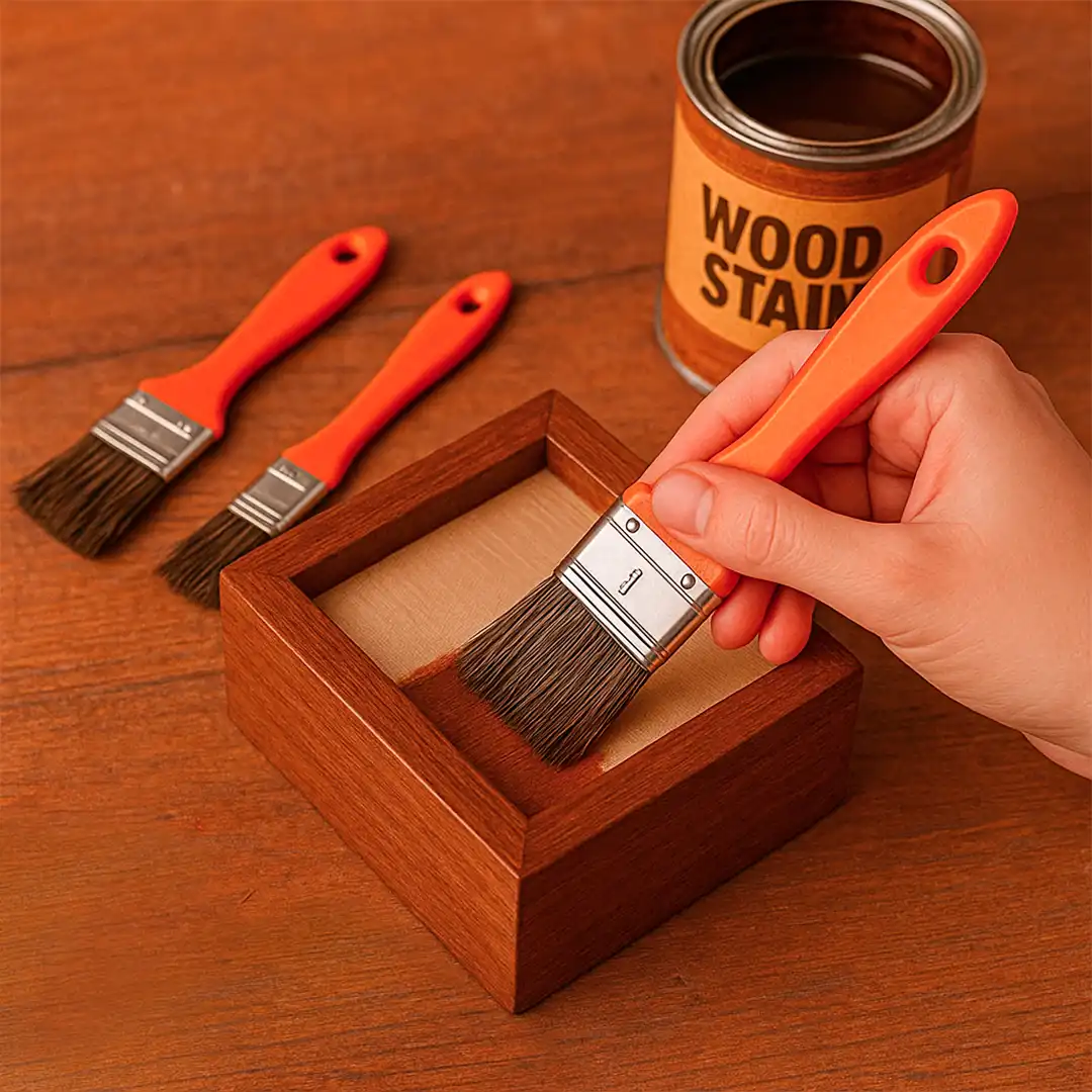 KIT DE PINCÉIS DE PINTURA COM CABO PLÁSTICO – 3 PEÇAS