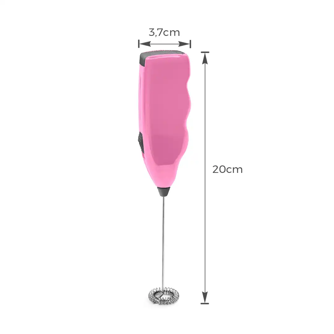 MINI MIXER PORTÁTIL ROSA A PILHAS AA