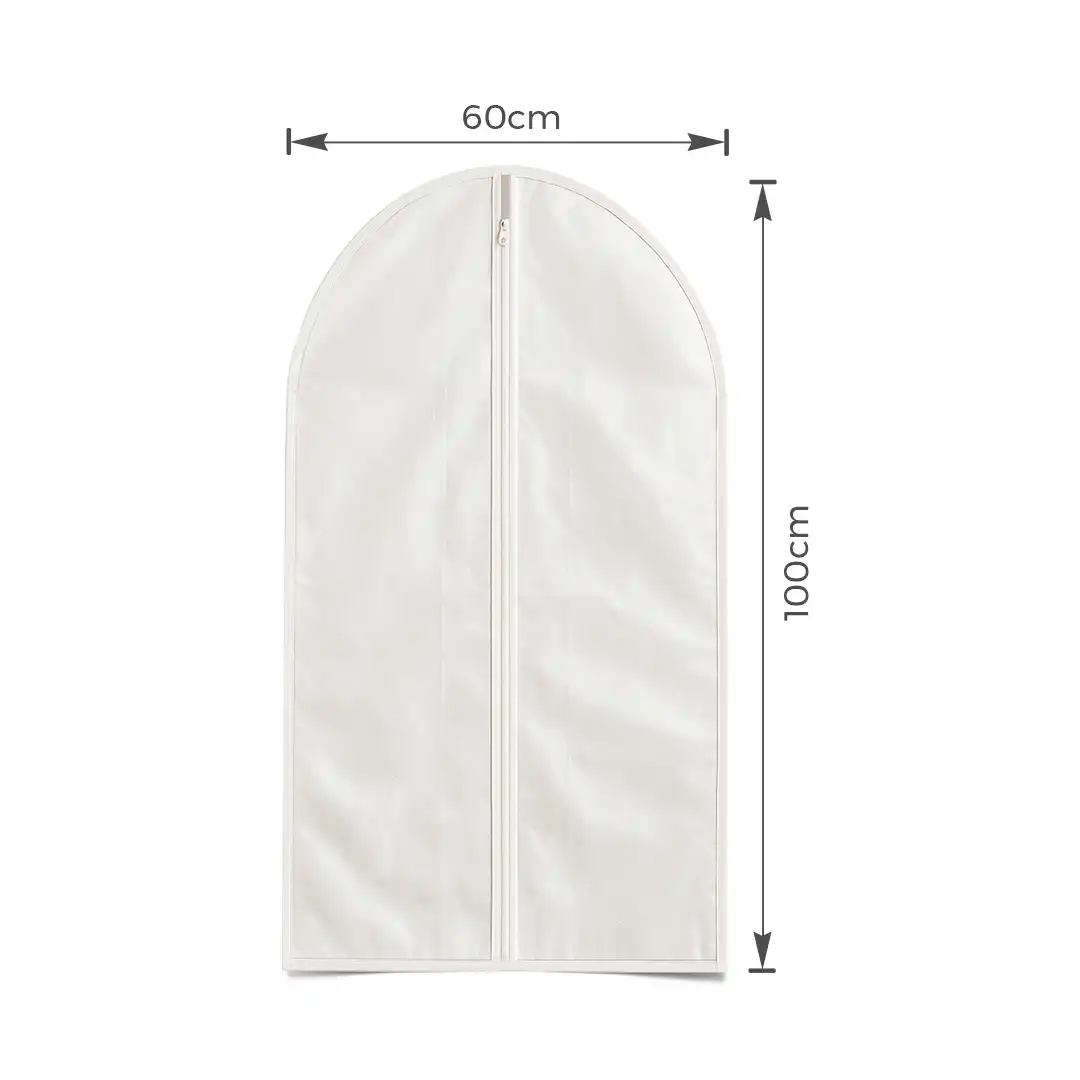 CAPA PROTETORA PARA ROUPAS COM ZÍPER EM TNT CASITA 60x100CM