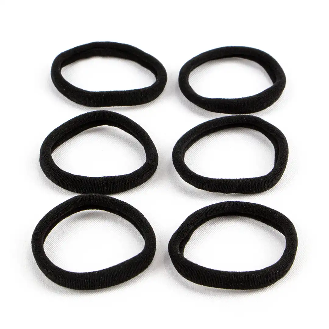 KIT COM 12 PACOTES DE RABICOS DE CABELO – 6 UNIDADES CADA (TOTAL 72 UNIDADES)