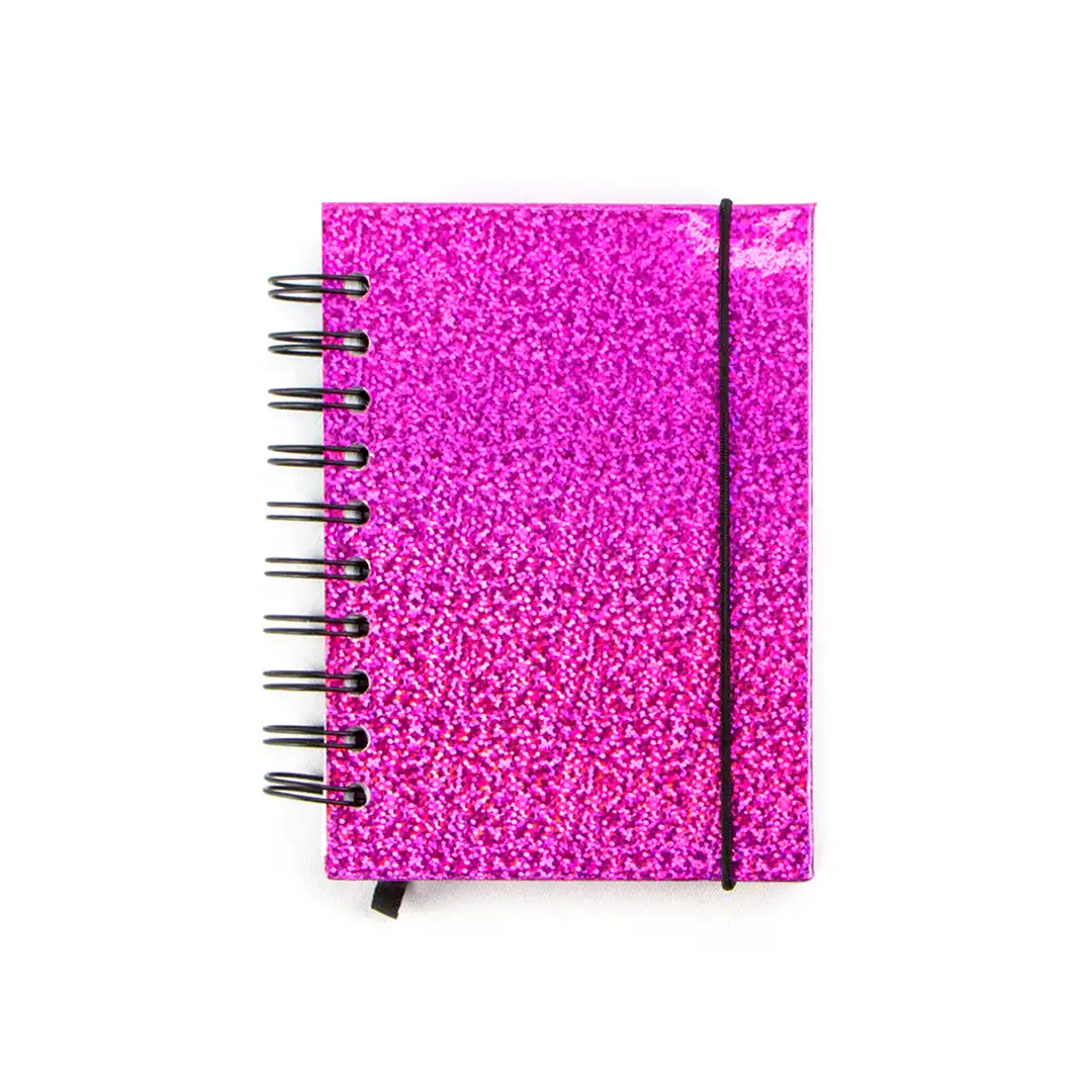 AGENDA ESPIRAL 2026 COM CAPA DURA E ELÁSTICO 11X15CM – SORTIDAS