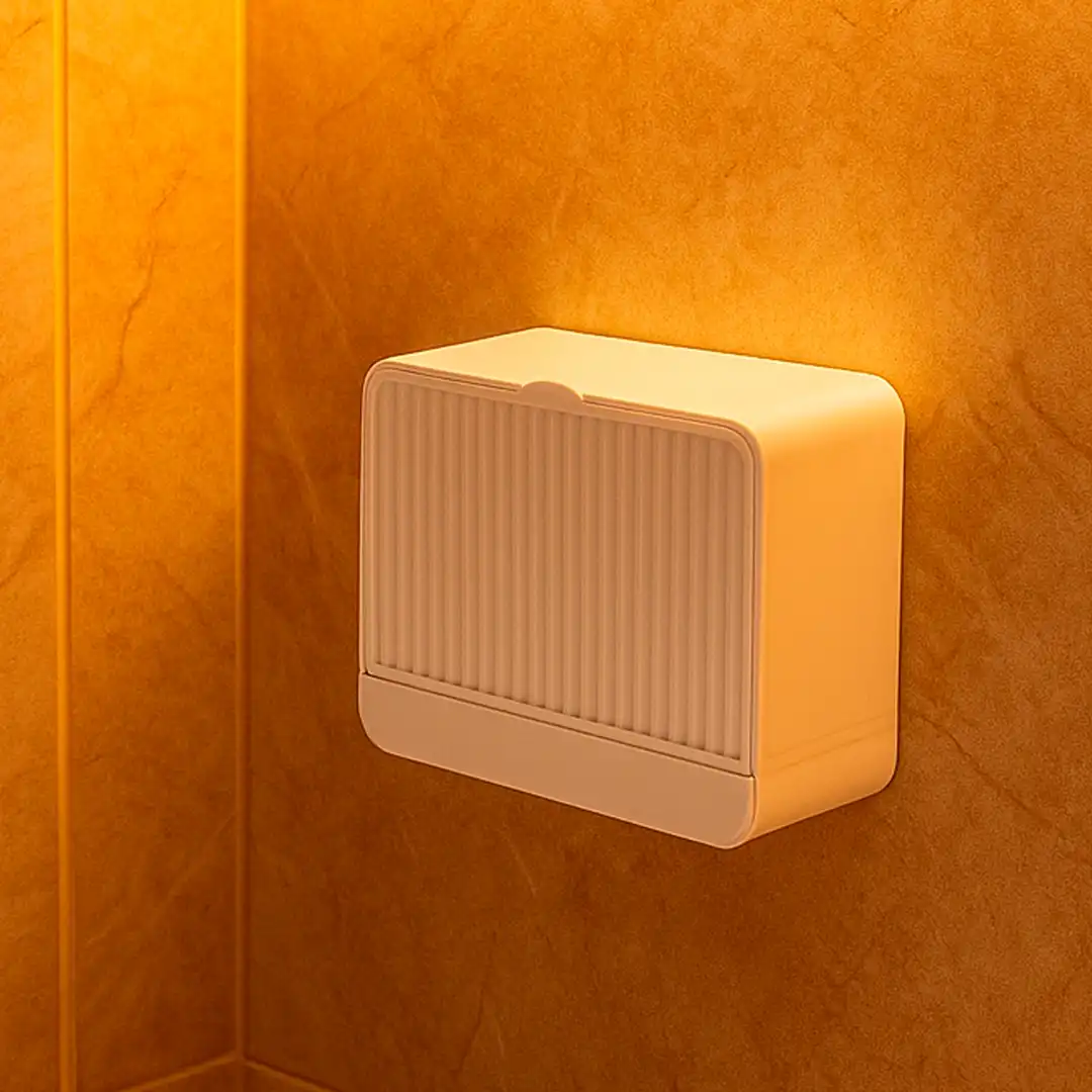 SABONETEIRA DE PAREDE COM TAMPA – KIT 6 UNIDADES SORTIDAS